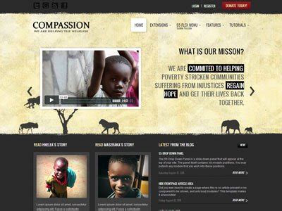 joomla nonprofit template